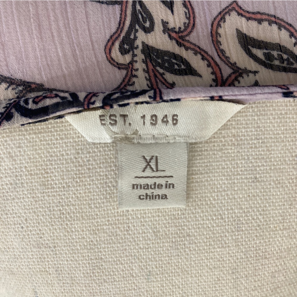 Est. 1946 Paisley Sheer Handkerchief Hem Dress with Matching Slip - Picture 8 of 8